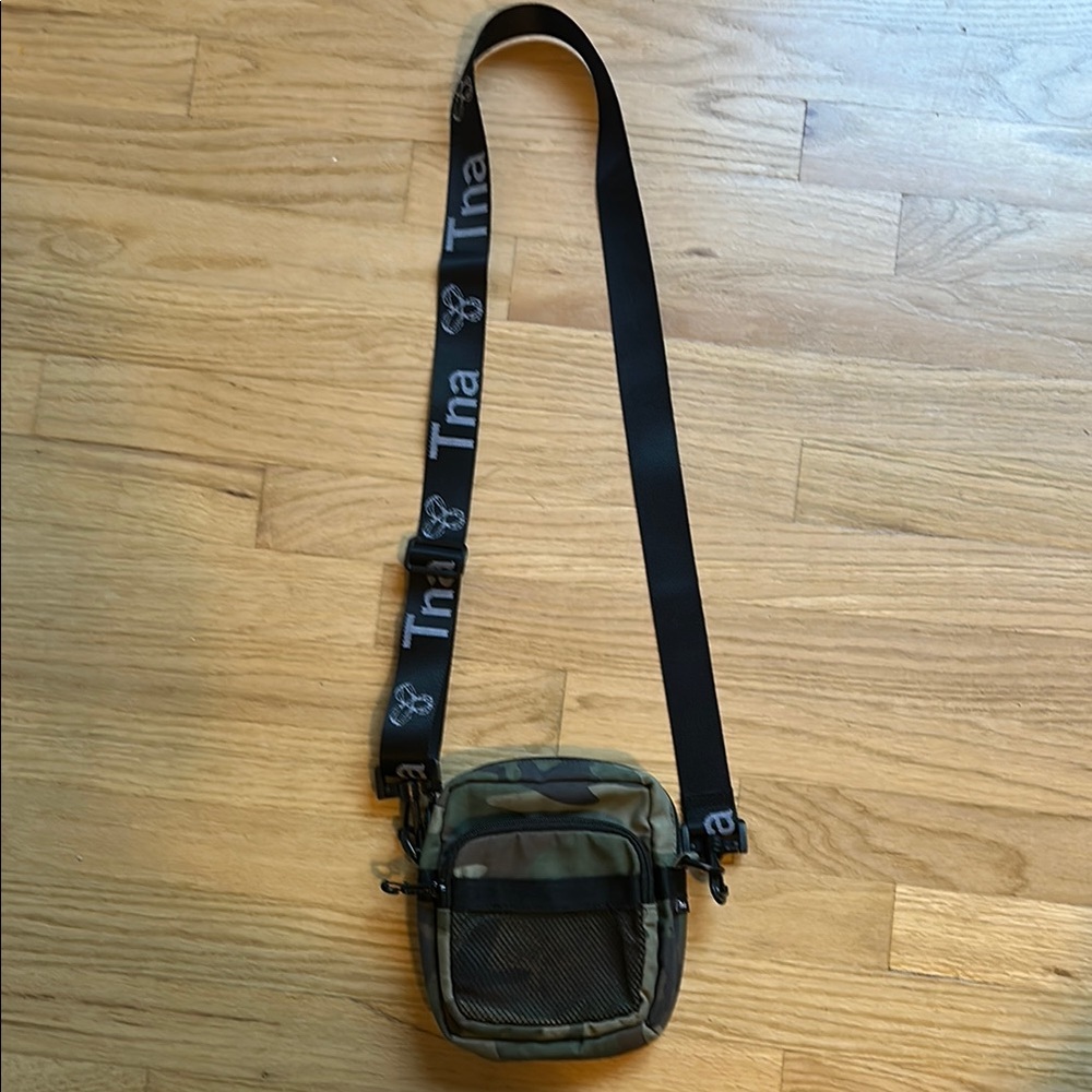 TNA Aritzia Camo Crossbody Bag